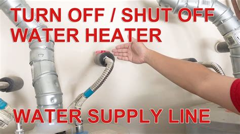 shut off switch for water heater